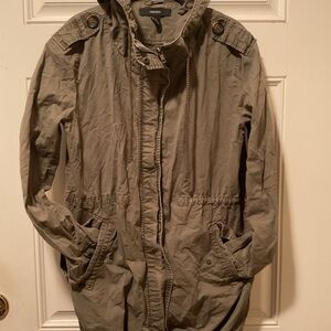 Forever 21 Tan Hooded Jacket